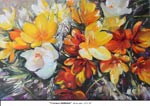 Crocuses Jubilation, Oil on Canvas